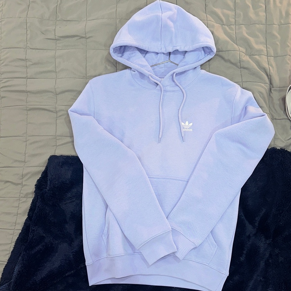 Adidas Men's Light Purple Hoodie